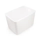 Ящик для зберігання з кришкою MBM HOME FH-14/FH-16 WHITE пластиковий білий - зображення 2