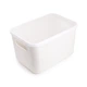 Ящик для зберігання з кришкою MBM HOME FH-11/FH-15 WHITE пластиковий білий - зображення 2