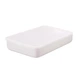 Ящик для хранения с крышкой MBM HOME FH-12/FH-16 WHITE пластиковый белый - изображение 2