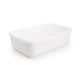 Ящик для зберігання з кришкою MBM HOME FH-10/FH-15 WHITE пластиковий білий - зображення 1