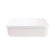 Ящик для зберігання з кришкою MBM HOME FH-10/FH-15 WHITE пластиковий білий - зображення 4