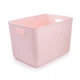 Ящик для зберігання MBM HOME FH-14 XXL LIGHT PINK пластиковий світло-рожевий - зображення 1