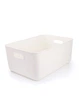 Ящик для зберігання MBM HOME FH-13 XL WHITE пластиковий білий - зображення 1