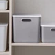 Ящик для хранения с крышкой MBM HOME FH-14/FH-16 GRAY пластиковый серый - изображение 3