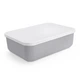 Ящик для хранения с крышкой MBM HOME FH-10/FH-15 GRAY пластиковый серый - изображение 1