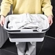 Ведро складное MBM HOME BIN-19 16L WHITE/GRAY бело-серое - изображение 3