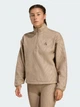 Толстовка на молнии флисовая без капюшона женская Adidas Aop Polar Fleece JX3122 XL Коричневая (4068809115482) - изображение 5