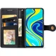 Чехол-книжка GETMAN Gallant (PU) кожаный для Xiaomi Redmi Note 9s / Note 9 Pro / Note 9 Pro Max Черный - изображение 2