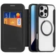 Чохол-книжка Dux Ducis Skin X Pro with Magnetic safe на Apple iPhone 16 Pro Max (6.9") Black - зображення 1