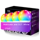 Светодиодная RGB лампочка Smart bulb light 4pcs with Bluetooth E27 with app White - изображение 1