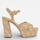 Женские босоножки Guess 38202340 37 Бежевые (1159850767) - изображение 1