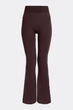 Жіночі безшовні легінси з кльошем від коліна Giulia LEGGINGS FLARED L/XL Brown-hot chocolate, легінси з мікрофібри - зображення 2