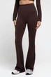 Жіночі безшовні легінси з кльошем від коліна Giulia LEGGINGS FLARED L/XL Brown-hot chocolate, легінси з мікрофібри - зображення 3