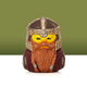 Фигурка Утка TUBBZ (Mini Edition) Властелина колец Гимли Lord of the Rings Gimli 4,5 см - изображение 3