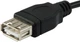 Кабель Equip USB-A Male to USB-A Female 1.8 м Black (128850) - зображення 3