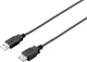 Кабель Equip USB-A Male to USB-A Female 3 м Black (128851) - зображення 1