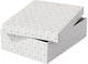Zestaw kartonowych pudełek do przechowywania Esselte Cardboard 36 × 26.5 × 10 cm 3 szt Białe 628284 (4049793072296) - obraz 1