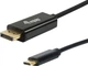 Кабель Equip DisplayPort Male to USB Type-C Male 1.8 м Black (133467) - зображення 1