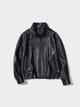 Куртка из экокожи UNIQLO на молнии 1159851802 (Черный M) - изображение 6
