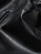 Куртка из экокожи UNIQLO на молнии 1159851802 (Черный M) - изображение 9