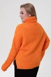 Жіночий теплий светр Caldo із коміром хомут SEWEL 50-52 XL Помаранчевий (sw-2000000303994) - изображение 5