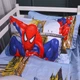 Комплект постельного белья Mirson Полуторный 143х210 см 17-0890 Spider-Man City Light Бязь (2200012389096) - изображение 3