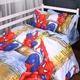 Комплект постельного белья Mirson Полуторный Евро 160х220 см 17-0890 Spider-Man City Light Бязь (2200012389157) - изображение 1