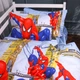 Комплект постельного белья Mirson Полуторный Евро 160х220 см 17-0890 Spider-Man City Light Бязь (2200012389157) - изображение 2