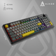 Клавиатура беспроводная Ajazz AF98 Plus Wireless/Bluetooth/USB Black-Grey-Yellow (AF98-PLUS-BGY) - изображение 15