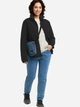 Толстовка на молнии флисовая без капюшона женская Jack Wolfskin High Curl Jkt W A65073-6000 L Черная (4064886550918) - изображение 3