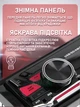 Автомагнитола 1 DIN со съёмной панелью для воспроизведения музыки и радио в автомобиле, Bluetooth, USB/SD, FM/AM, красная подсветка - изображение 2