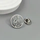 Значок из стали BROCHE брошь бижутерия Музыка Тихая мелодия серебристый BRGV115214 - изображение 6