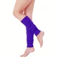 Гетры женские в рубчик One size Фиолетовые Podarkus BK354-F - изображение 1