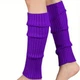 Гетры женские в рубчик One size Фиолетовые Podarkus BK354-F - изображение 2