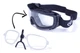 Окуляри захисні з ущільнювачем Global Vision Ballistech-1+RX (clear) Anti-Fog, прозорі окуляри з діоптрійною вставкою в комплекті RX-B1-CL1 - изображение 1