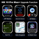 Часи розумні смарт No Brand HK10 Pro Max Бежевий (2863897027) - зображення 5