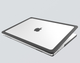 Чохол-рамка захисний для MacBook (прозорий, ультратонкий 0.35 мм, передня + задня панель), Air 13.3 (1932/2337) - изображение 3