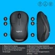 Комп'ютерна миша Logitech Wireless Mouse M220 Silent Black - зображення 5