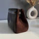 Жіноча сумка Kelly Bag із натуральної шкіри, Brown - изображение 3