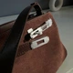 Жіноча сумка Kelly Bag із натуральної шкіри, Brown - изображение 8