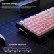 Кейкапи для механічної клавіатури White-pink countur gradient, Cherry Profile - изображение 6