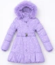 Зимнее пальто для девочки BEAR CY-05, 128 см, сиреневый - изображение 2