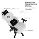 Крісло ігрове Anda Seat Phantom 3 White Size L - изображение 14