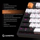 Дротова механічна клавіатура GamePro MK170B (Red) з Hot-Swap RGB Black - зображення 11