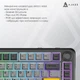 Ігрова дротова механічна клавіатура Ajazz AK820 MAX Magnetic switches-Black-Gray-Yellow-RGB - изображение 6