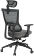 Крісло офісне OfficePro Elegant OC600-B-DG-DG - изображение 5