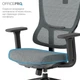 Крісло офісне OfficePro Elegant OC600-B-DG-DG - изображение 15