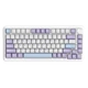 Ігрова дротова механічна клавіатура Ajazz AK820 MAX Magnetic switches-Purple-White-Blue-RGB - зображення 1