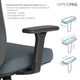 Крісло офісне OfficePro Balance OC550-B-DG-DG - изображение 12