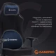 Крісло ігрове GamePro FGC750B Fabric Black - изображение 12